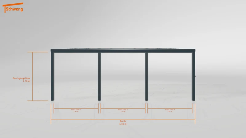 #DE Schweng Pultdachcarport S400 (ID g75g77) #MTG
