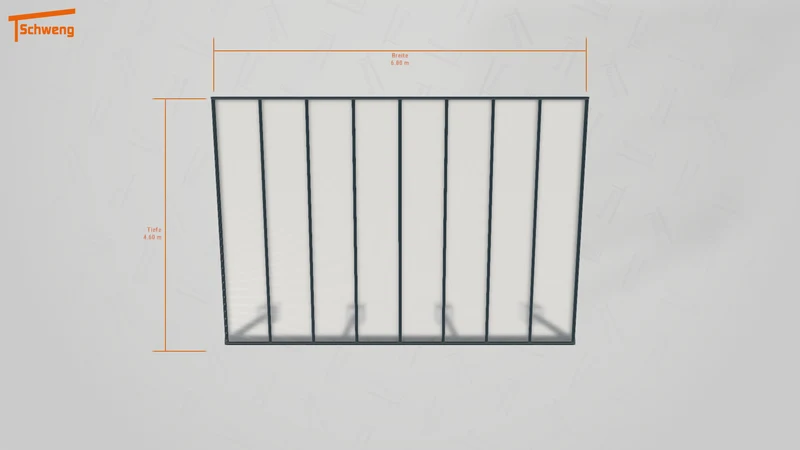 #DE Schweng Pultdachcarport S400 (ID g75g77) #MTG