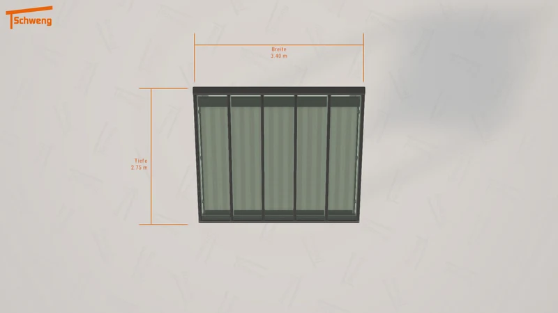 #DE Schweng Terrassenüberdachung S350 (ID qdjd5z)
