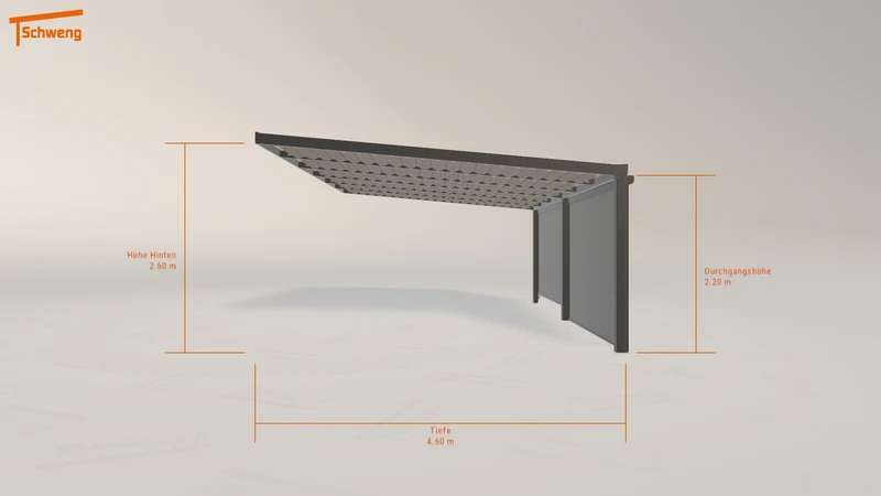 #DE Schweng Terrassenüberdachung S400 (ID yg8g9p)