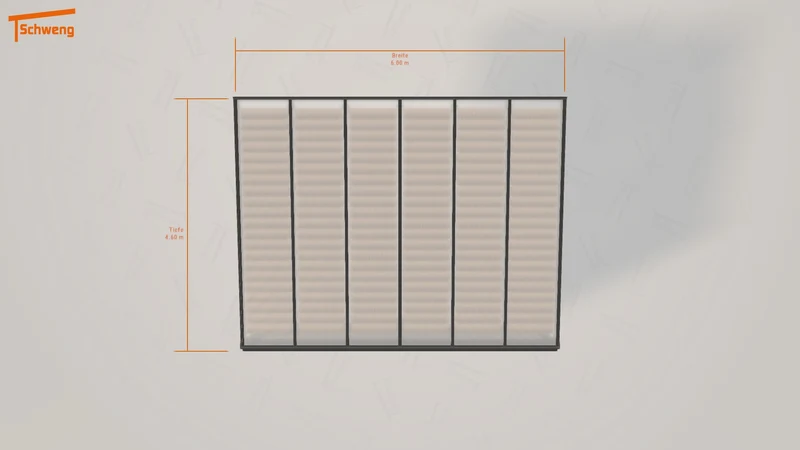 #DE Schweng Terrassenüberdachung S400 (ID yg8g9p)