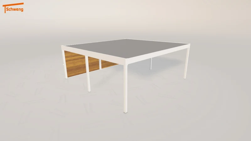 #DE Schweng Flachdachcarport C600 (ID g787kp) #MTG