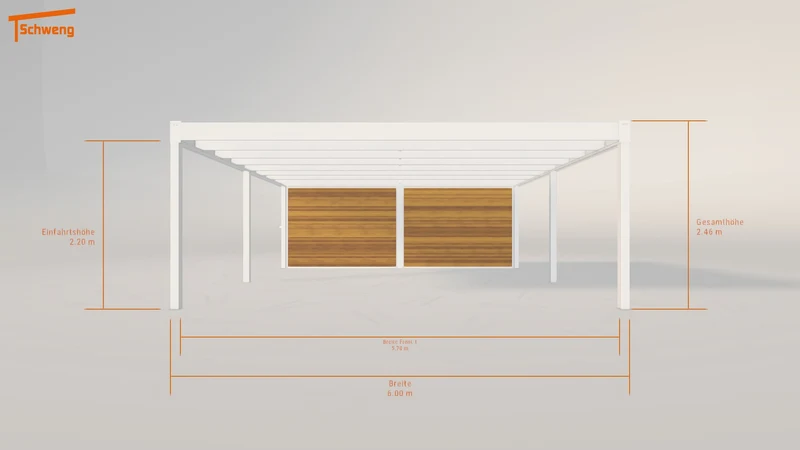 #DE Schweng Flachdachcarport C600 (ID g787kp) #MTG