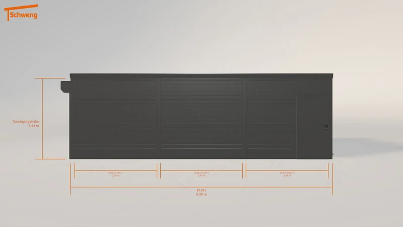 #DE Schweng Pultdachcarport S400 (ID jjd997)