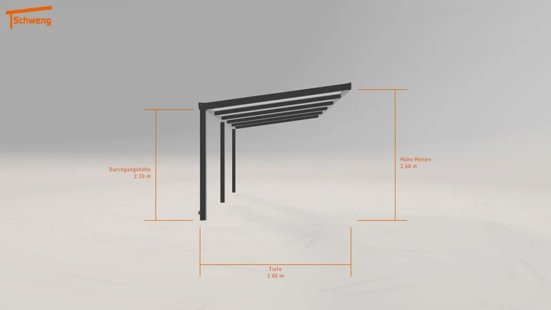 #DE Schweng Terrassenüberdachung S400 (ID 77xmm7)