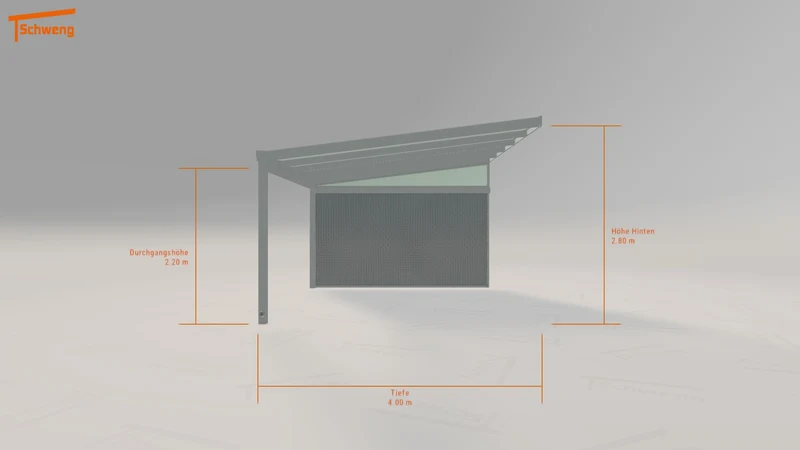 #DE Schweng Terrassenüberdachung S400 (ID v4zrdp)