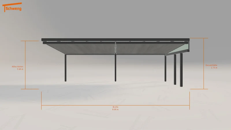 #DE Schweng Terrassenüberdachung S350 (ID k2wygy)