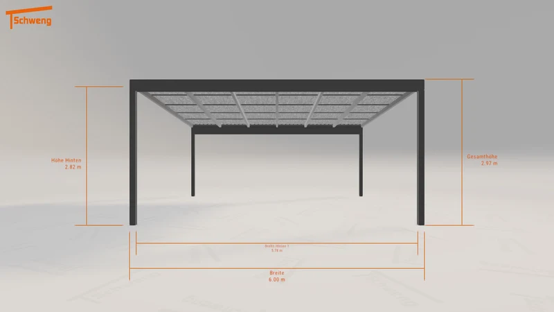 #DE Schweng Pultdachcarport S400 (ID pb8n2k)