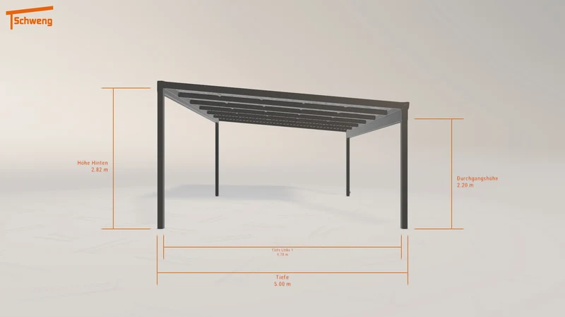 #DE Schweng Pultdachcarport S400 (ID pb8n2k)