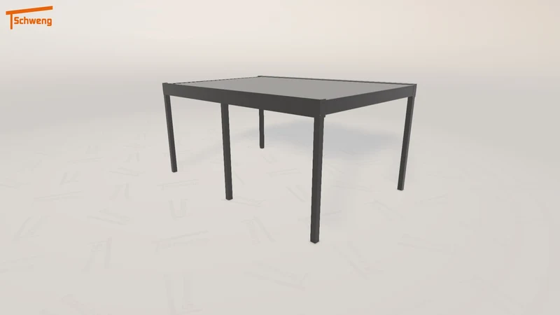 #DE Schweng Flachdachcarport C600 (ID w379qz)