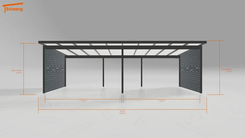 #DE Schweng Pultdachcarport S400 (ID dvnwg2) #MTG