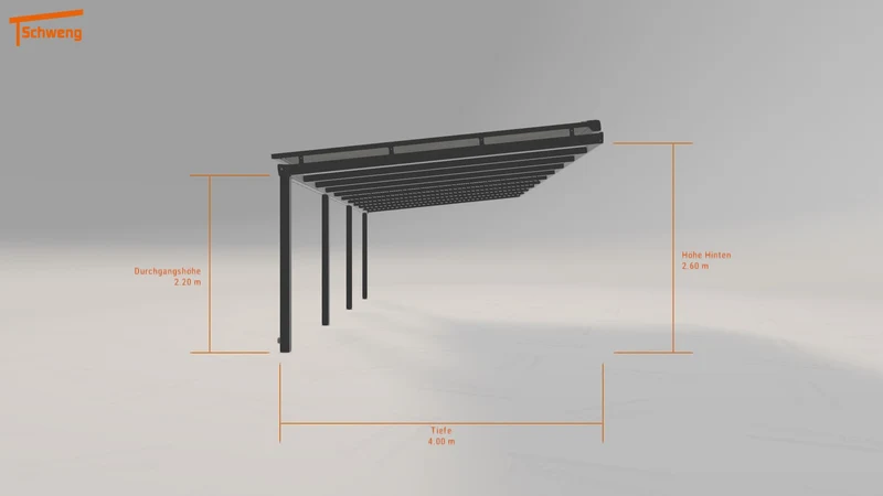 #DE Schweng Terrassenüberdachung S400 (ID mj5j9v)