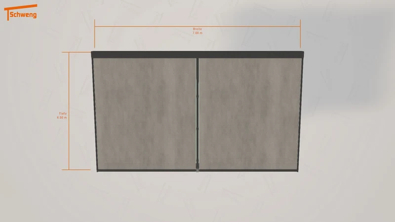 #DE Schweng Terrassenüberdachung S400 (ID mj5j9v)