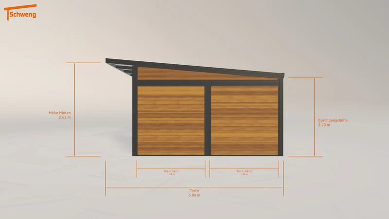 #AT Schweng Pultdachcarport S400 (ID k292jb)