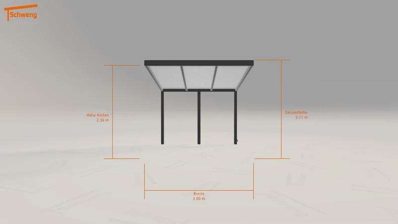 #DE Schweng Terrassenüberdachung S400 (ID v45493)