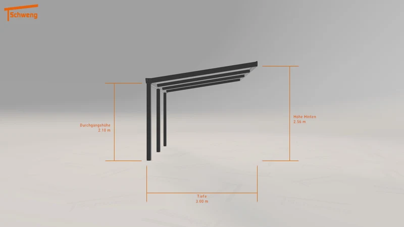 #DE Schweng Terrassenüberdachung S400 (ID v45493)