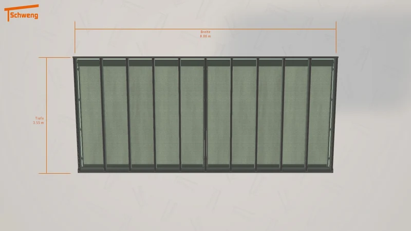 #DE Schweng Terrassenüberdachung S400 (ID 85qbyx)