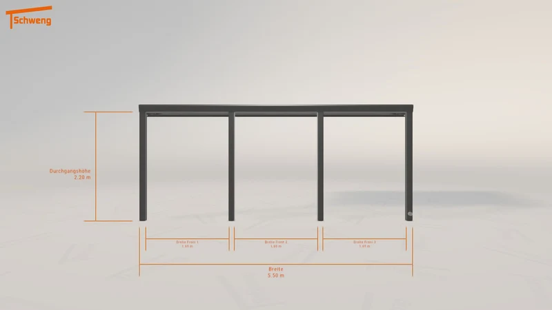 #DE Schweng Terrassenüberdachung S350 (ID w34n74)