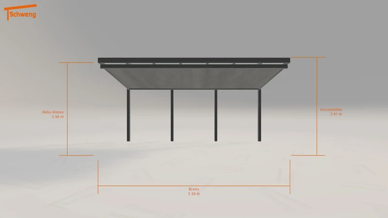 #DE Schweng Terrassenüberdachung S350 (ID w34n74)
