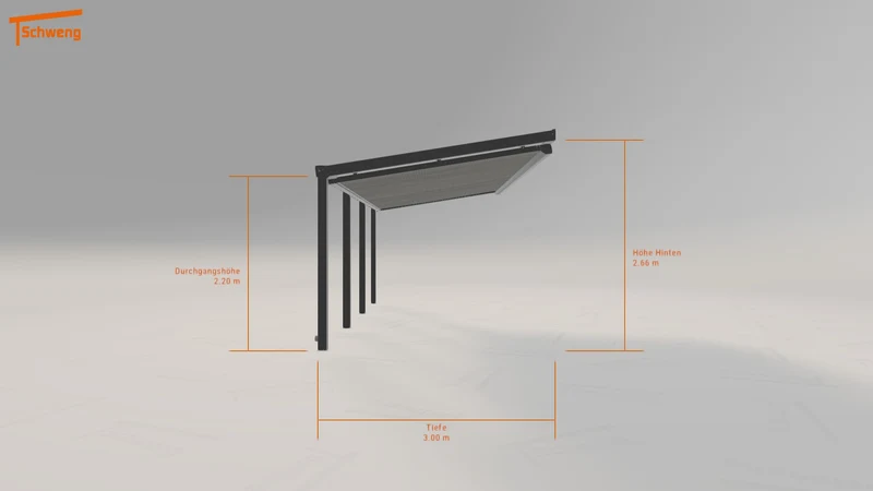 #DE Schweng Terrassenüberdachung S350 (ID w34n74)