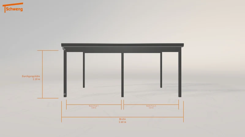 #DE Schweng Terrassenüberdachung S400 (ID 5m5wnq)
