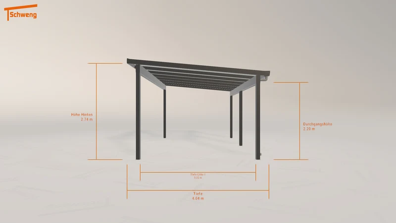 #DE Schweng Terrassenüberdachung S400 (ID 5m5wnq)