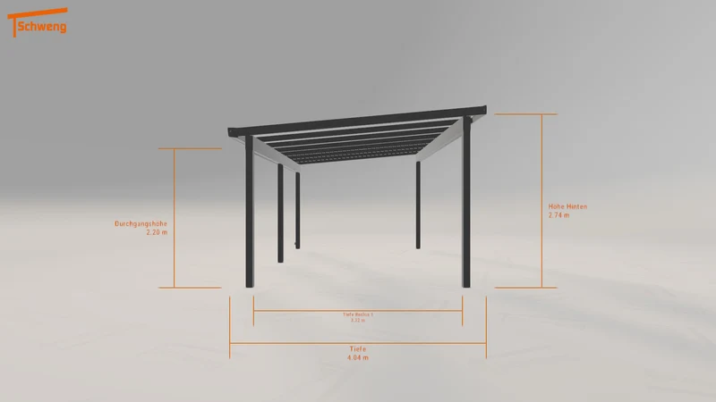 #DE Schweng Terrassenüberdachung S400 (ID 5m5wnq)