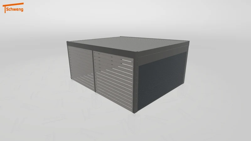 #DE Schweng Flachdachcarport C600+ (ID k2j3pg) #MTG