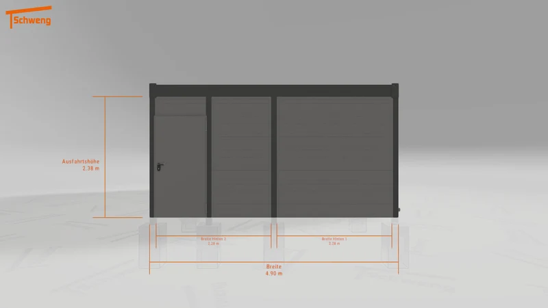 #DE Schweng Flachdachcarport C600+ (ID k2j3pg) #MTG