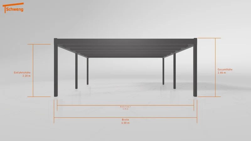 #DE Schweng Flachdachcarport C600 (ID n5m3k7) #MTG