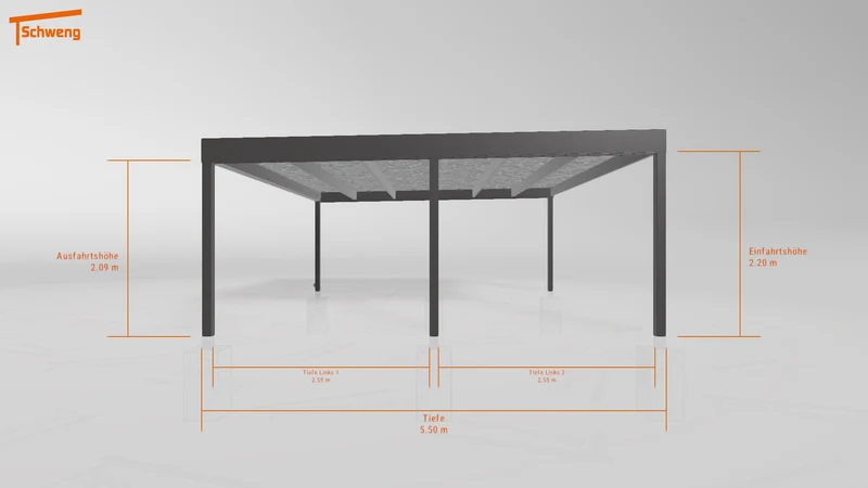 #DE Schweng Flachdachcarport C600 (ID n5m3k7) #MTG