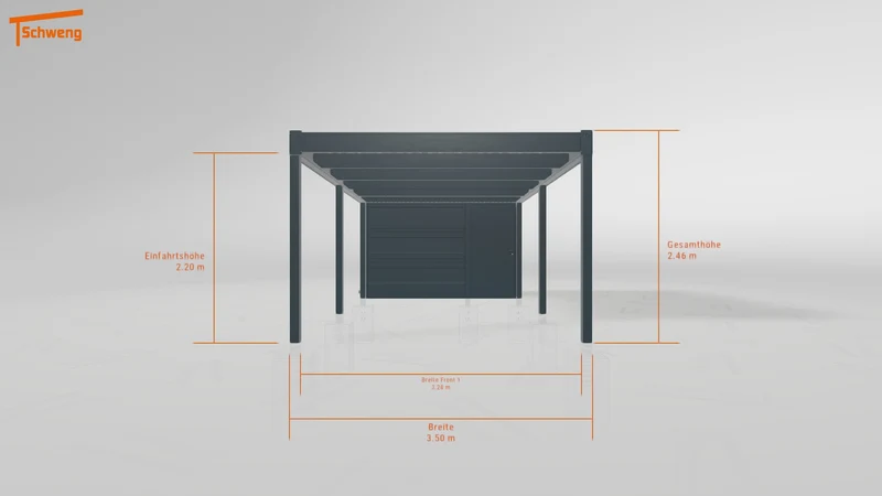 #DE Schweng Flachdachcarport C600 (ID bkp85r) #MTG