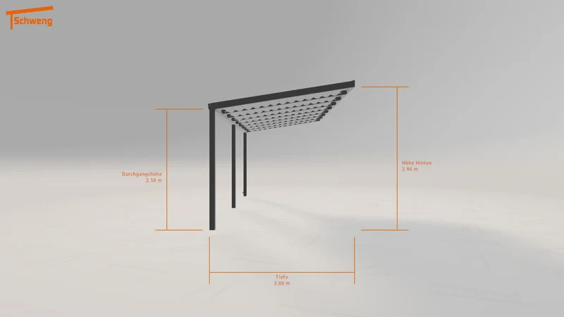 #DE Schweng Terrassenüberdachung S350 (ID 77q75g)