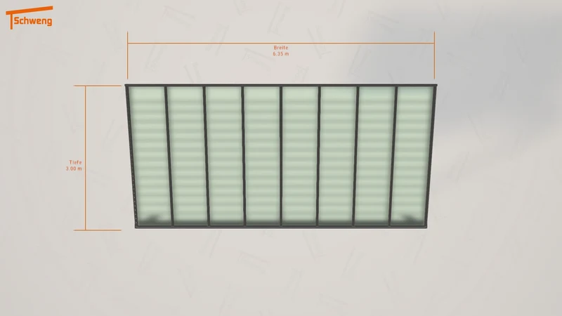 #DE Schweng Terrassenüberdachung S350 (ID 77q75g)