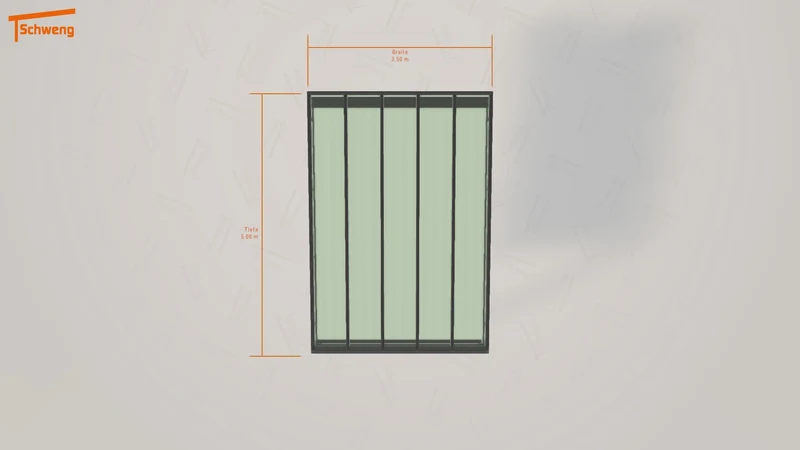 #DE Schweng Terrassenüberdachung S400 (ID pb8bjz)