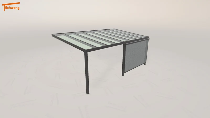 #DE Schweng Terrassenüberdachung S400 (ID yg8gn8)