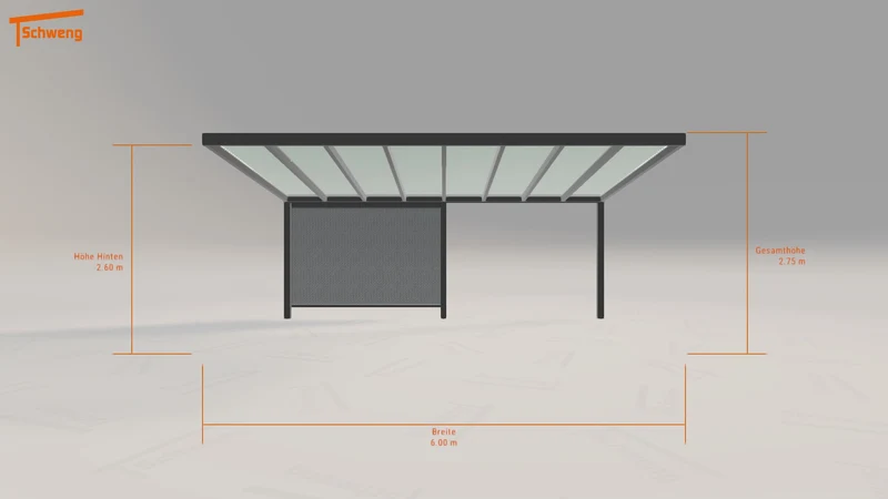 #DE Schweng Terrassenüberdachung S400 (ID yg8gn8)