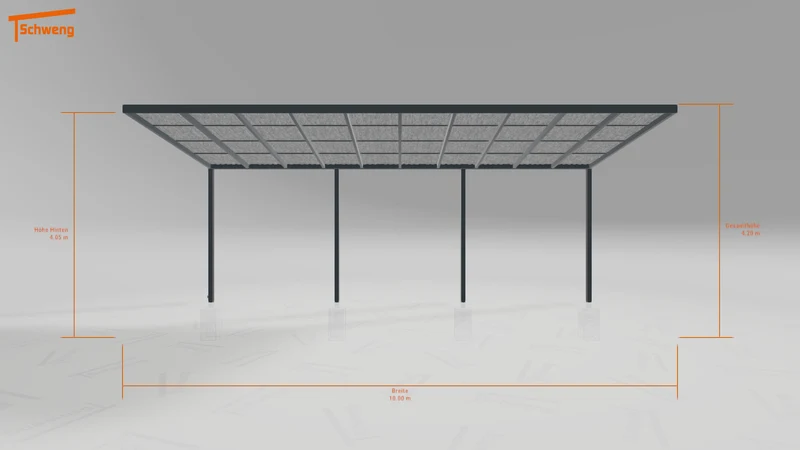 #DE Schweng Pultdachcarport S400 (ID v47dnj)