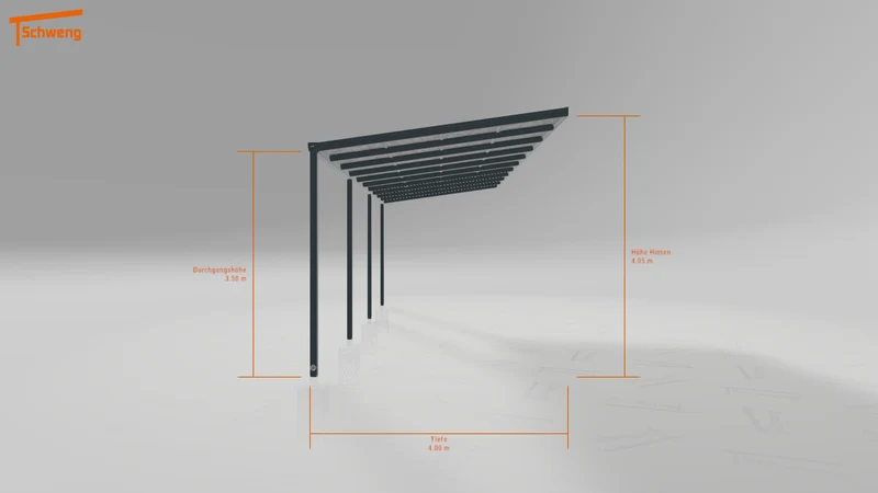 #DE Schweng Pultdachcarport S400 (ID v47dnj)