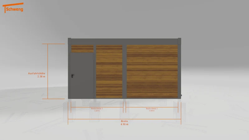 #DE Schweng Flachdachcarport C600+ (ID 2q8gyv) #MTG