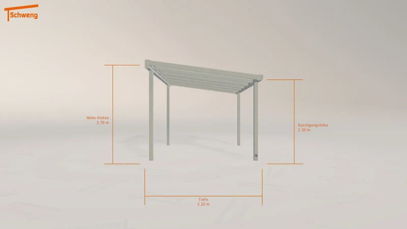 #DE Schweng Pultdachcarport S350 (ID w34n2b) #MTG