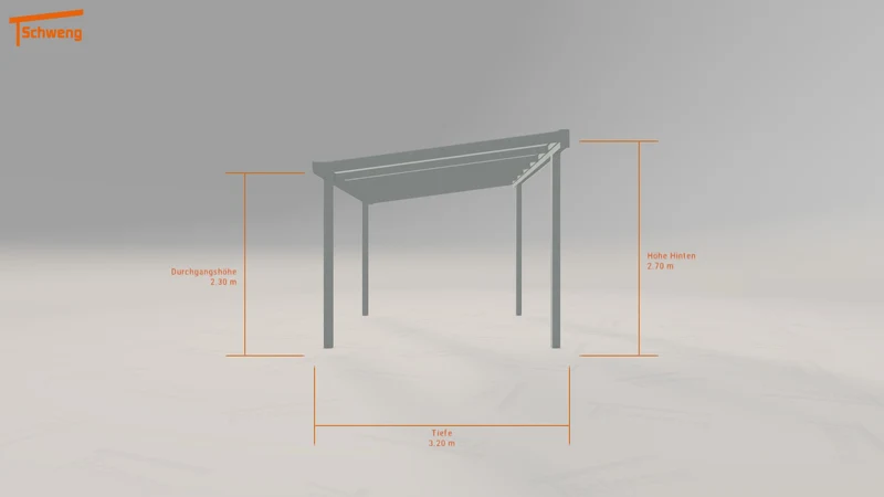#DE Schweng Pultdachcarport S350 (ID w34n2b) #MTG