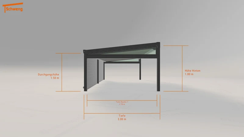 #DE Schweng Terrassenüberdachung S400 (ID 2qvx99)