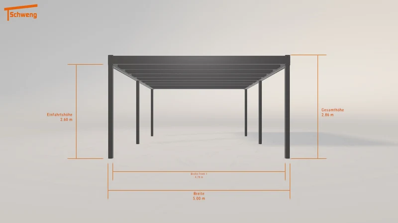 #DE Schweng Flachdachcarport C600 (ID yg84b8) #MTG
