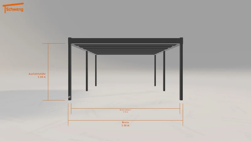 #DE Schweng Flachdachcarport C600 (ID yg84b8) #MTG