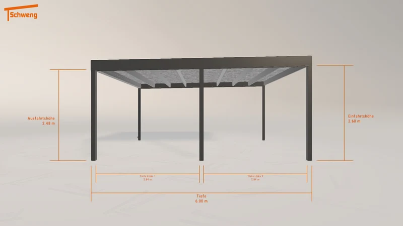 #DE Schweng Flachdachcarport C600 (ID yg84b8) #MTG