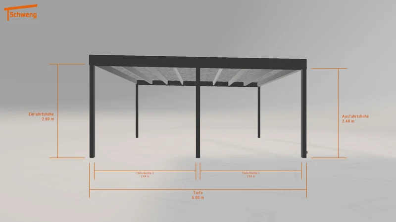 #DE Schweng Flachdachcarport C600 (ID yg84b8) #MTG