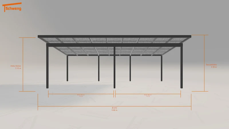 #DE Schweng Pultdachcarport S400 (ID zbjq2y) #MTG