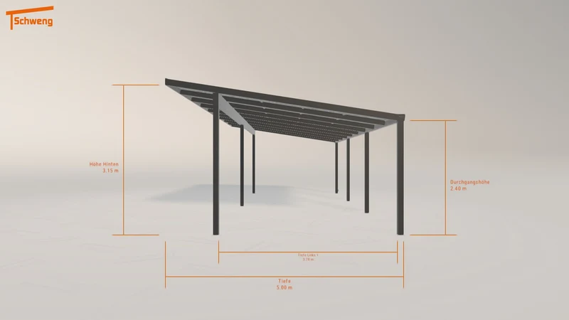 #DE Schweng Pultdachcarport S400 (ID zbjq2y) #MTG
