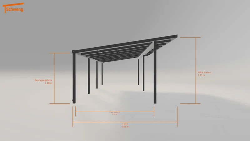 #DE Schweng Pultdachcarport S400 (ID zbjq2y) #MTG